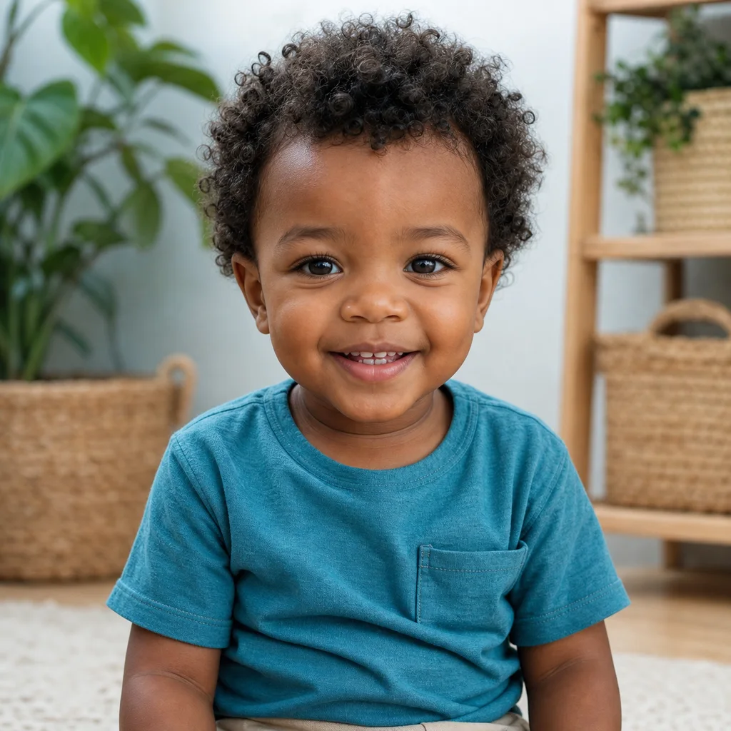 African-descended baby portrait example