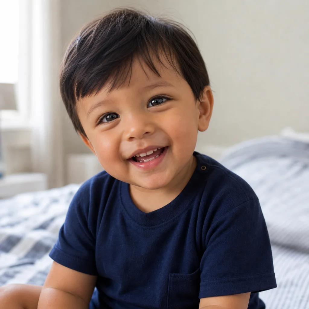 Latin American baby portrait example